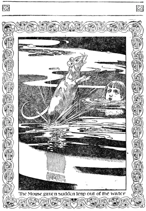 The Mouse gave a sudden leap out of the water