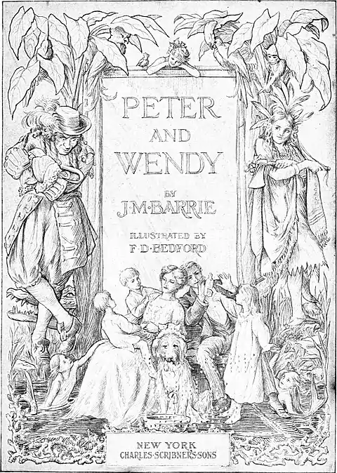 Peter and Wendy (1911), title page.jpg
