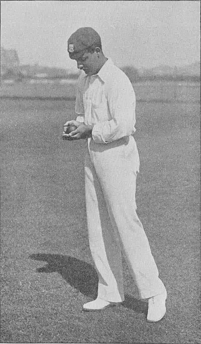 Ranji 1897 page 028 W. Marlow catching the ball - a hot drive.jpg