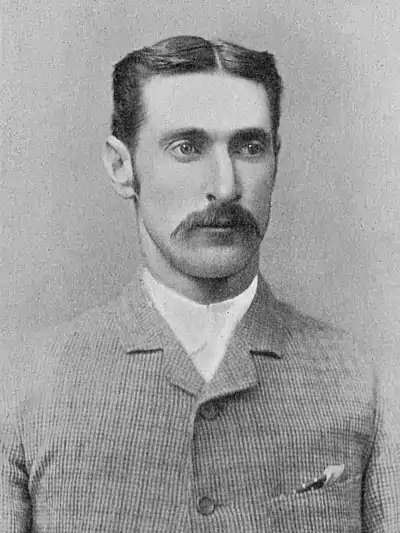 Ranji 1897 page 143 F. R. Spofforth, the demon bowler.jpg