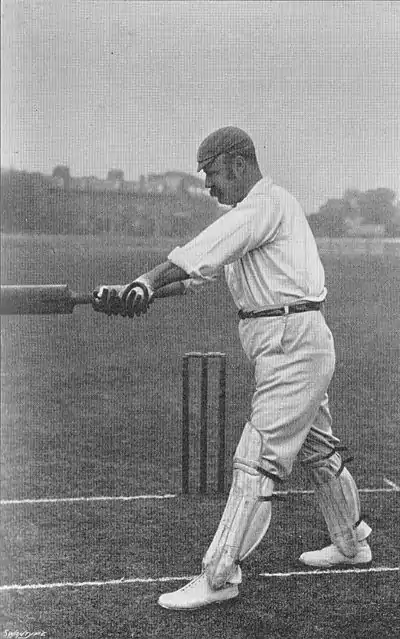 Ranji 1897 page 179 W. L. Murdoch's forward-cut.jpg