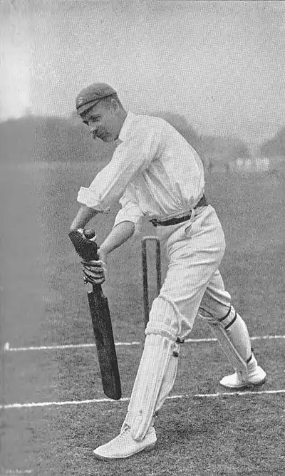 Ranji 1897 page 221 T. Hayward's forward-drive.jpg