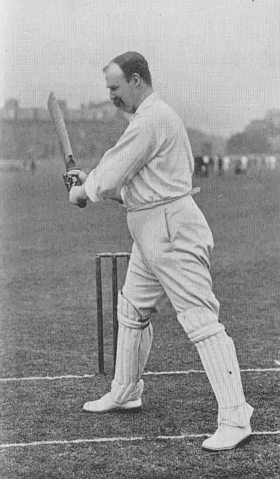 Ranji 1897 page 287 K. J. Key cutting.jpg