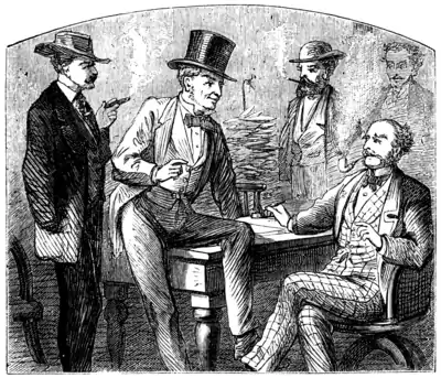 COL. SELLERS ENLIGHTENING THE BOHEMIANS.