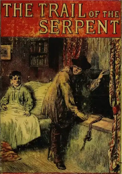 Cover from 'The Trail of the Serpent' by Mary Elizabeth Braddon (1890 edition)