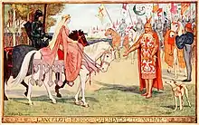 The book of romance - color plate facing page 132.jpg