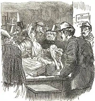 The brutes searched Mrs. Caudle's basket at the Custom House.jpg
