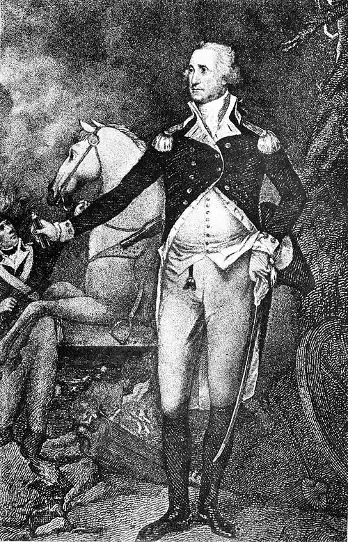 Washington at Trenton, engraving in Collier's 1921.jpg