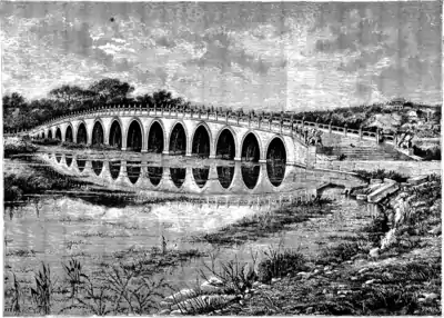 White Marble Bridge near Pekin (China's Spiritual Need and Claims, 1887).png