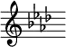 { \override Score.TimeSignature #'stencil = ##f \time 8/4 \key aes \major s16 }